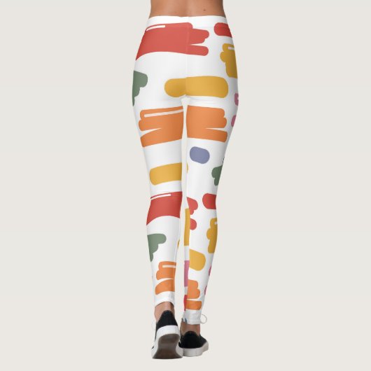 kleurrijk leggings (Achterkant)