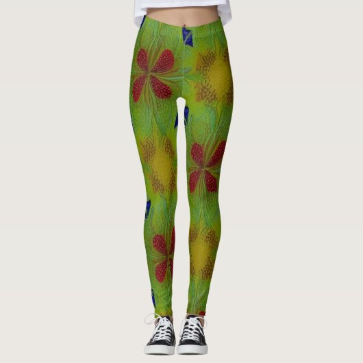 kleurrijk leggings (Voorkant)