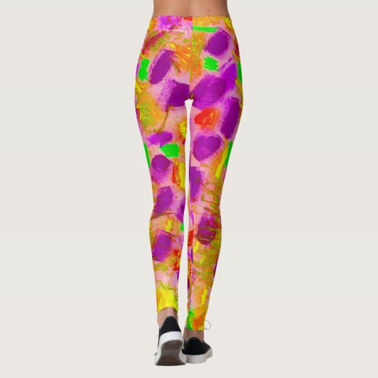 kleurrijk leggings (Achterkant)