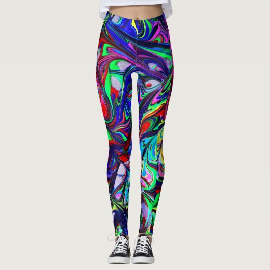 kleurrijk leggings (Voorkant)