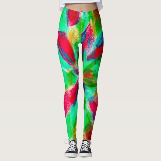kleurrijk leggings (Voorkant)