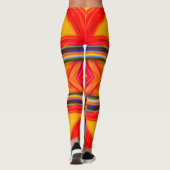 kleurrijk leggings (Achterkant)