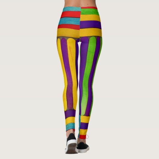 kleurrijk leggings (Achterkant)