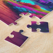 Kleurrijk Legpuzzel Landschap (Zijkant)