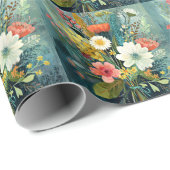 Kleurrijk Lentebouquet Cadeaupapier (Rol Hoek)