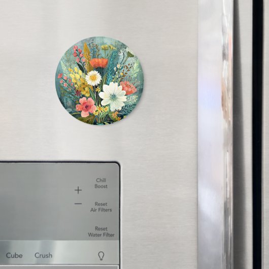 Kleurrijk Lentebouquet Magneet (Insitu (Koelkast))