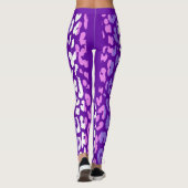 Kleurrijk Leopard huidpatroon Leggings (Achterkant)