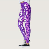 Kleurrijk Leopard huidpatroon Leggings (Links)