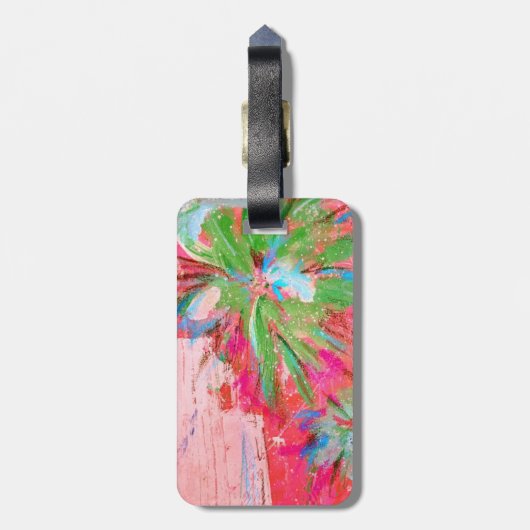 Kleurrijk leuk Bagagelabel (Achterkant verticaal)