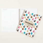 Kleurrijk Leuk Cupcakes Patroon Recept Planner (Display)