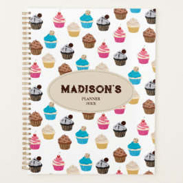 Kleurrijk Leuk Cupcakes Patroon Recept Planner