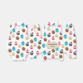 Kleurrijk Leuk Cupcakes Patroon Verjaardagsfeest Bedankdoosjes (Uitgevouwen)