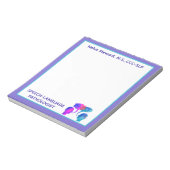 Kleurrijk, Leuk Custom SLP notitieblok! Notitieblo Notitieblok (Linkerzijde)