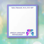 Kleurrijk, Leuk Custom SLP notitieblok! Notitieblo Notitieblok