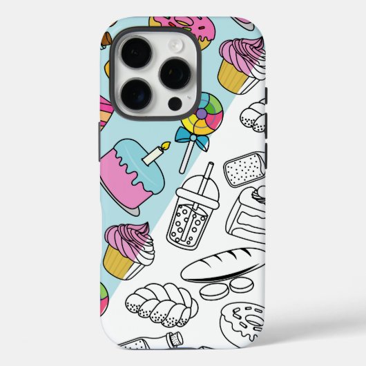 Kleurrijk & leuk dessertpatroon - Schattigee snoep Case-Mate iPhone Case (Achterkant)