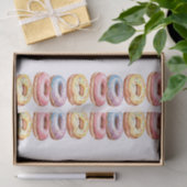 Kleurrijk leuk donut patroon tissuepapier (Geschenk)