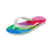 Kleurrijk, leuk en leuk ontwerp kinder teenslippers (Schuin)