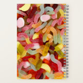 Kleurrijk Leuk Gummy Snoep Notitieboek (Achterkant)