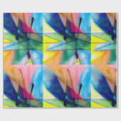 Kleurrijk leuk inpakpapier (Vlak)