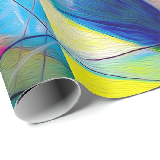 Kleurrijk leuk inpakpapier (Rol Hoek)