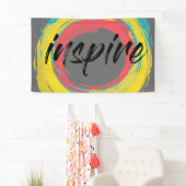 Kleurrijk, leuk, modern, levendig en cool design I Spandoek (Insitu)