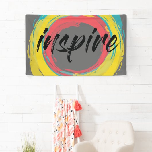 Kleurrijk, leuk, modern, levendig en cool design I Spandoek (Insitu)