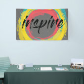 Kleurrijk, leuk, modern, levendig en cool design I Spandoek (Beurs)