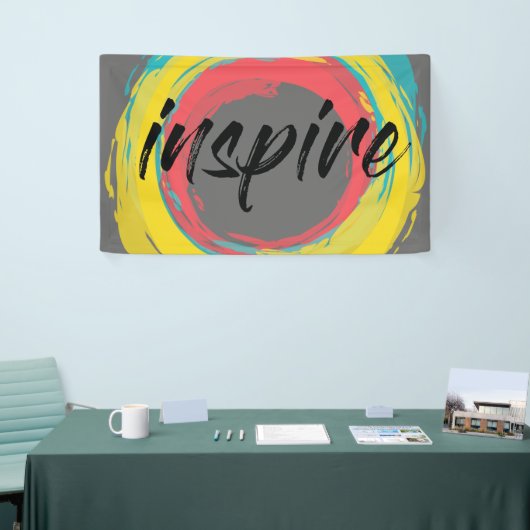 Kleurrijk, leuk, modern, levendig en cool design I Spandoek (Beurs)