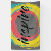 Kleurrijk, leuk, modern, levendig en cool design I Spandoek (Verticaal)