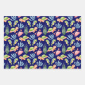 Kleurrijk Leuk Onderwater Zee Leven Kinder Inpakpapier Vel (Voorkant)