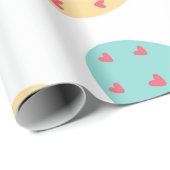 Kleurrijk Leuk Paaseieren Patroon Cadeaupapier (Rol Hoek)
