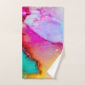 kleurrijk leven bad handdoek (Handdoek)