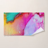 kleurrijk leven bad handdoek (Handdoek)