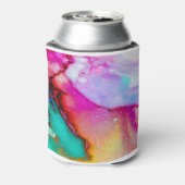 kleurrijk leven blikjeskoeler (Blikje Achterkant)