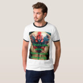 Kleurrijk leven en Tattoos: een samensmelting van  T-shirt (Voorkant volledig)