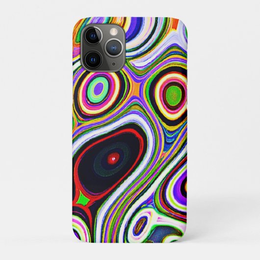 Kleurrijk levendig abstractiepatroon Case-Mate iPhone case (Achterkant)