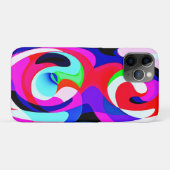 Kleurrijk levendig abstractiepatroon Case-Mate iPhone case (Achterkant (horizontaal))
