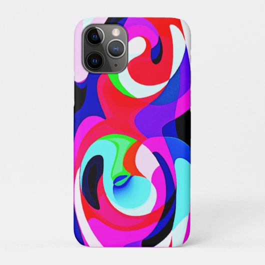 Kleurrijk levendig abstractiepatroon Case-Mate iPhone case (Achterkant)