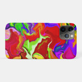 Kleurrijk levendig abstractiepatroon Case-Mate iPhone case (Achterkant (horizontaal))