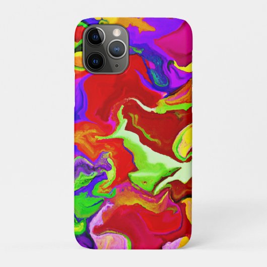 Kleurrijk levendig abstractiepatroon Case-Mate iPhone case (Achterkant)