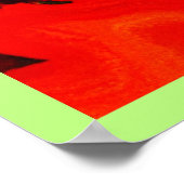 Kleurrijk levendig abstractiepatroon poster (Hoek)