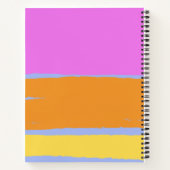 Kleurrijk levendig ontwerp personaliseer tekst notitieboek (Achterkant)