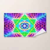 Kleurrijk levendig patroon bad handdoek (Handdoek)