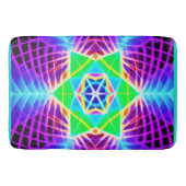 Kleurrijk levendig patroon badmat (Voorkant)