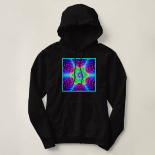 Kleurrijk levendig patroon hoodie