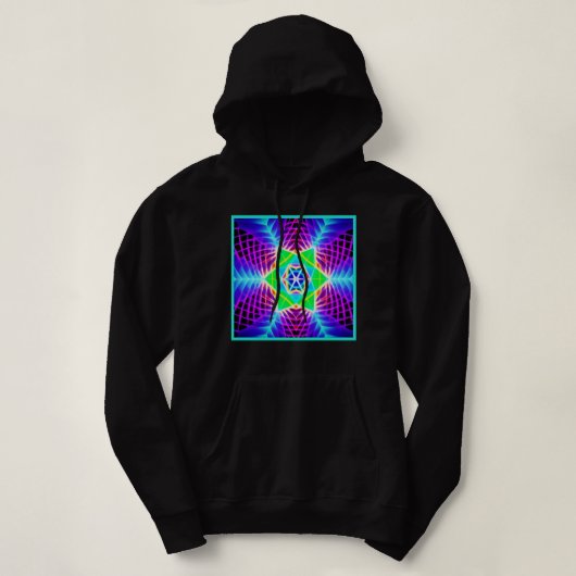 Kleurrijk levendig patroon hoodie (Design voorkant)