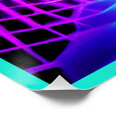 Kleurrijk levendig patroon perfect poster (Hoek)