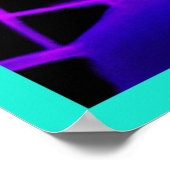 Kleurrijk levendig patroon poster (Hoek)