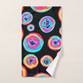 Kleurrijk levendig patroonontwerp bad handdoek (Handdoek)