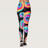 Kleurrijk levendig patroonontwerp leggings (Achterkant)